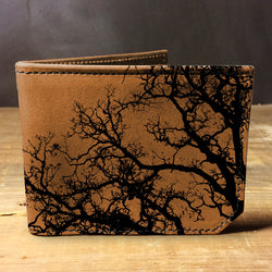 Barren Tree - Printmaker Leather Wallet