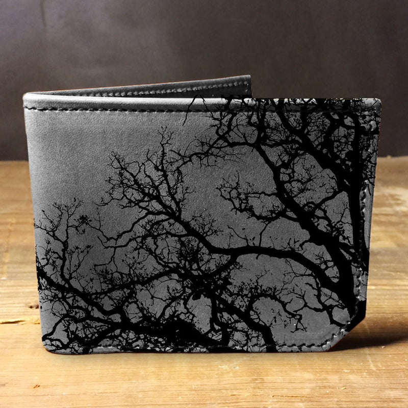 Barren Tree - Printmaker Leather Wallet