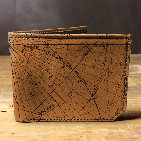 Star Map - Printmaker Leather Wallet