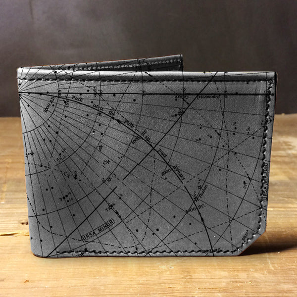 Star Map - Printmaker Leather Wallet