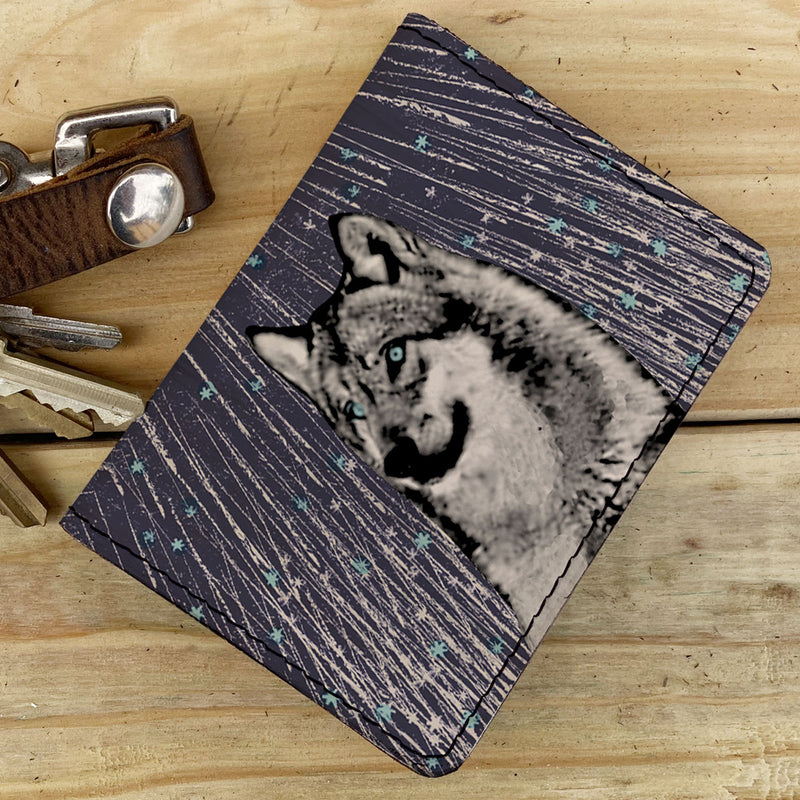 Star Wolf - Leather Spectrum Vert Cardholder Wallet