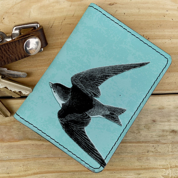Birds - Leather Spectrum Vert Cardholder Wallet