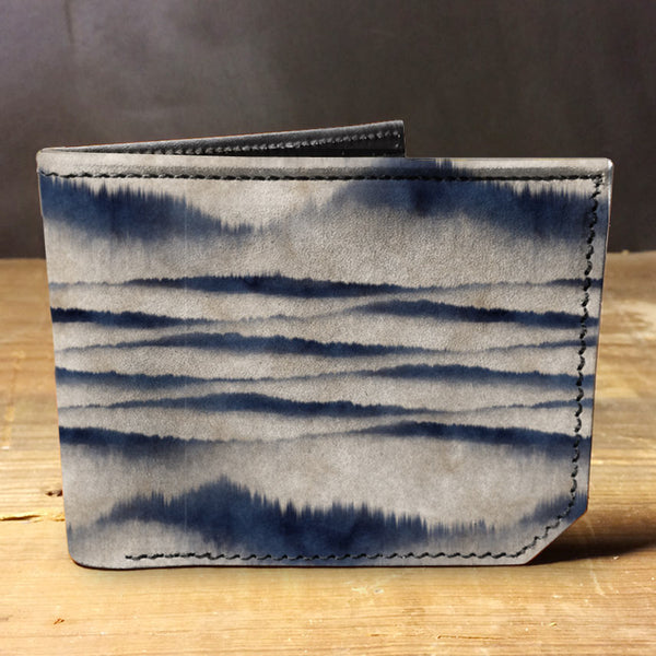 Blue Fade - Spectrum Leather Wallet
