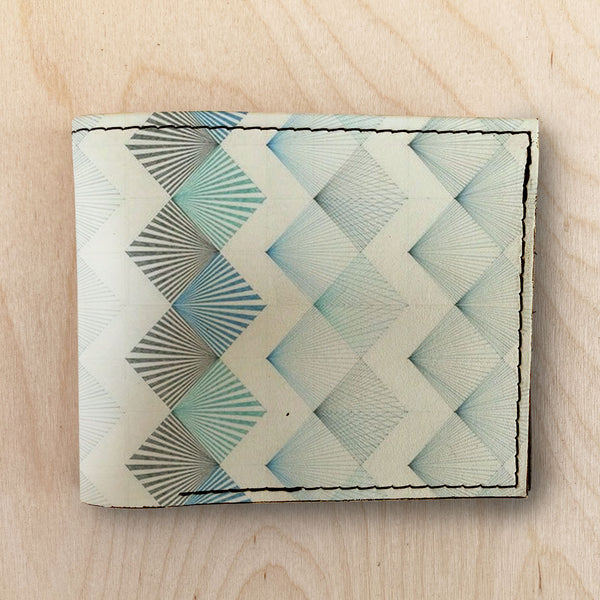 Diamond Pattern - Minimal Bi-Fold Wallet