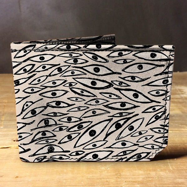 Eyes Pattern - Spectrum Leather Wallet