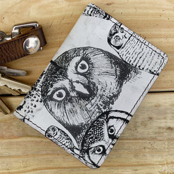 Owls - Leather Spectrum Vert Cardholder Wallet