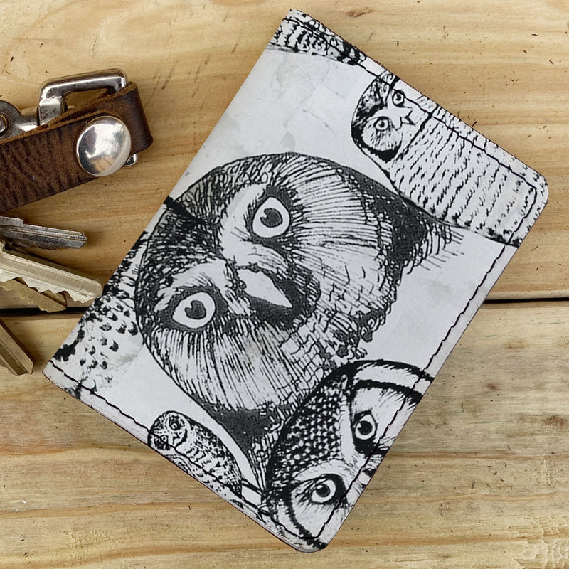 Owls - Leather Spectrum Vert Cardholder Wallet