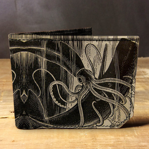 Squid Attack - Spectrum Leather Wallet