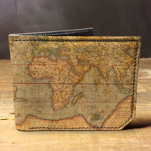 World Map - Spectrum Leather Wallet